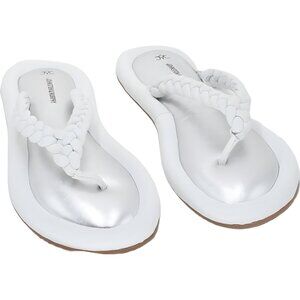 Johnston & Murphy Women's Zoey Leather Sandal White US 7 M